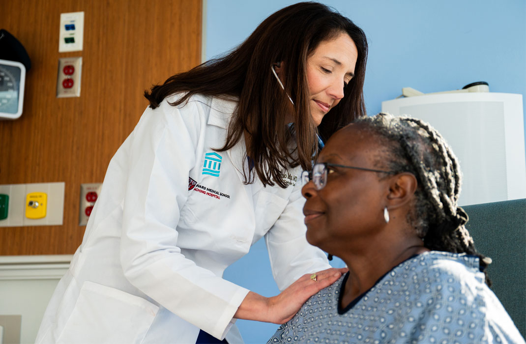 Kerry Reynolds, MD with patient.