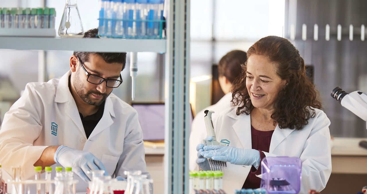 Scientists in laboratory