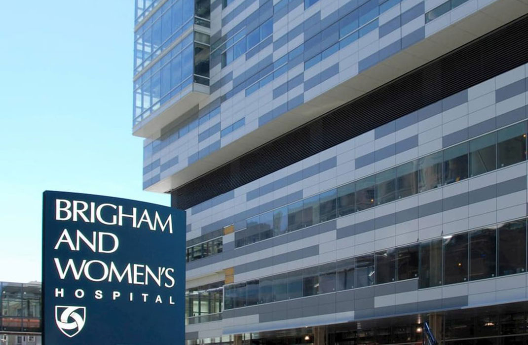 Brigham and Women's hospital exterior during the day