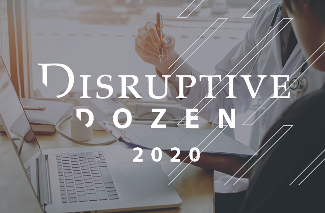 2020 Disruptive Dozen banner card