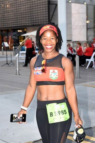Betty Doyling, a personal trainer from Bermuda, poses for a picture